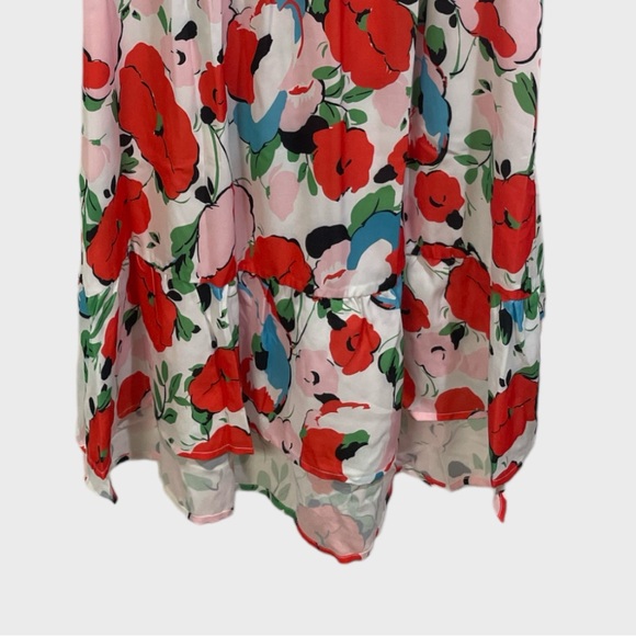 Maternity Poppy Ruffle Cap sleeves Nursing Dress Size Medium - Picture 7 of 12